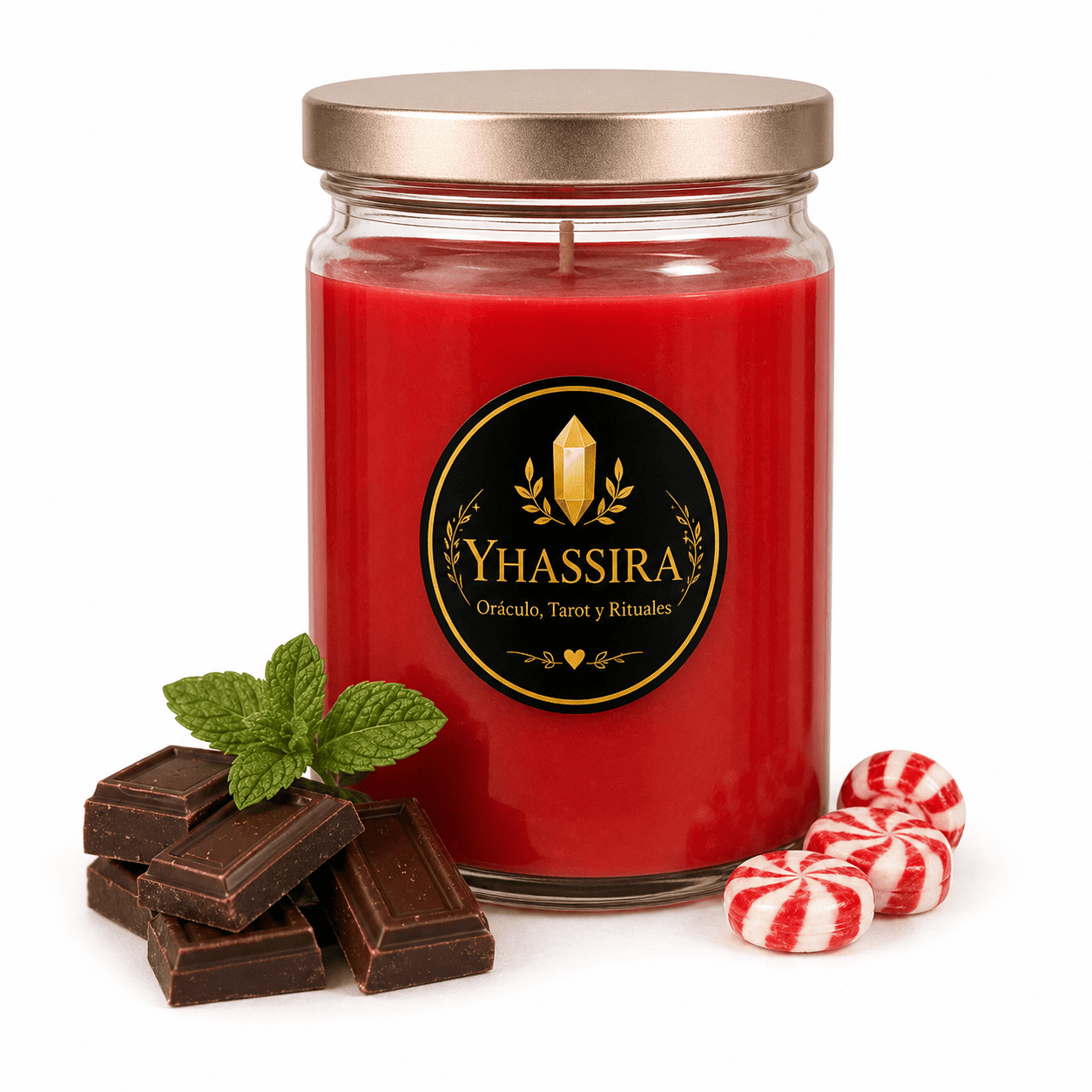Vela Aromática Peppermint Bark